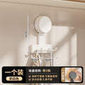Suction cup punch-free hook bathroom strong load-bearing bathroom wall-mounted towel sticky hook kitchen row storage rack