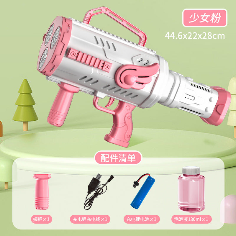 Tiktok viral kids bubble machine - gatling bubble gun - electric automatic bubble toy - perfect birthday gift for girls