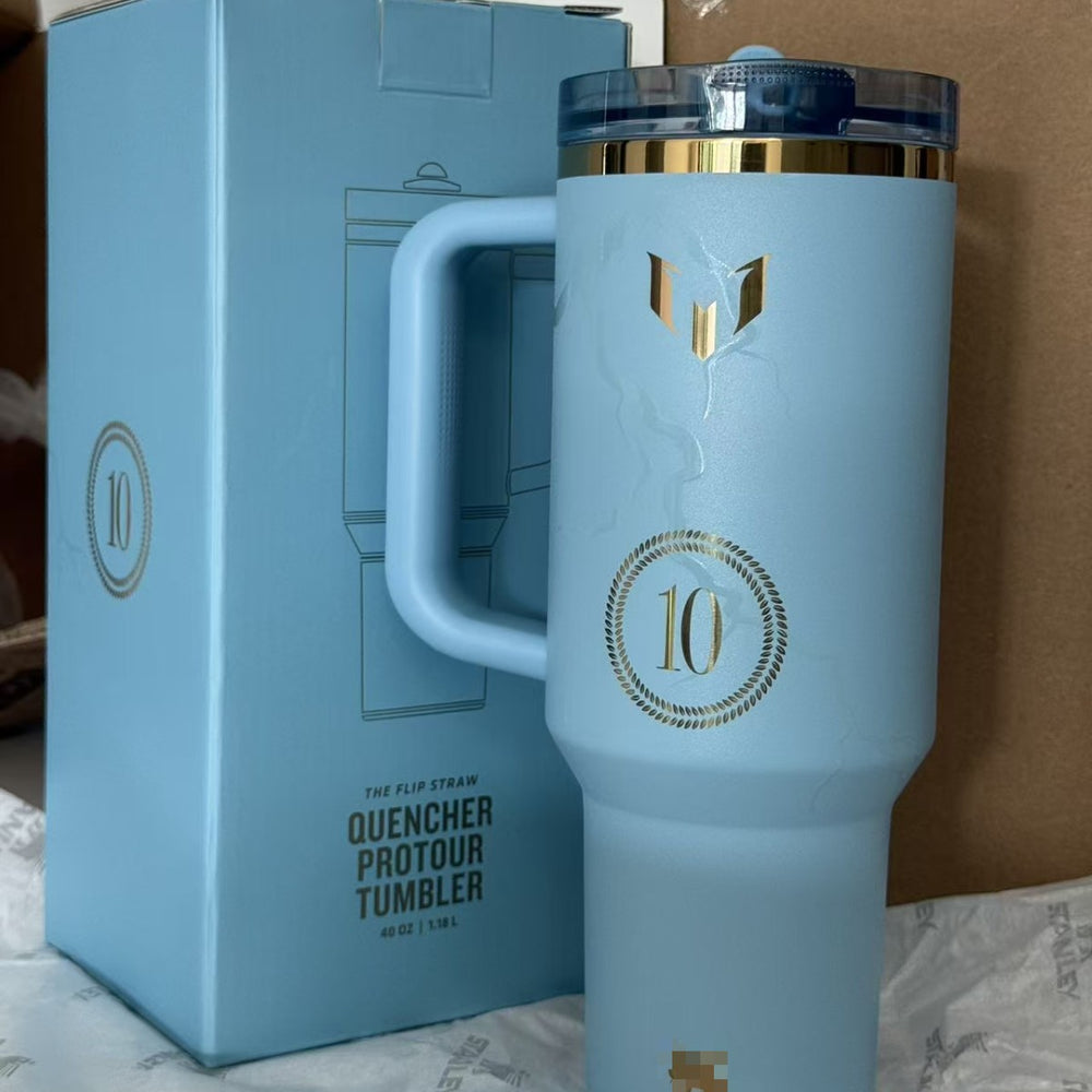 stanley 40oz ice cup 304 stainless steel vacuum insulated cup outdoor portable handle car cup