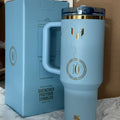 stanley 40oz ice cup 304 stainless steel vacuum insulated cup outdoor portable handle car cup