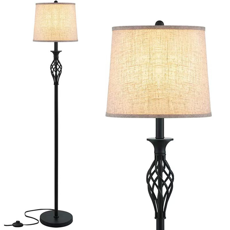 Retro floor lamp, living room simple atmosphere lamp, study standing lamp, bedroom bedside table lamp,  hot-selling floor lamp