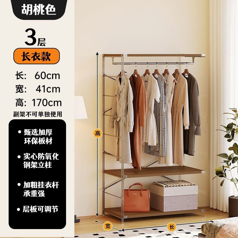 Coat rack, clothes rack, storage, walk-in closet, floor-standing wardrobe, bedroom, open japanese style clothes rack, step-in for home shelf