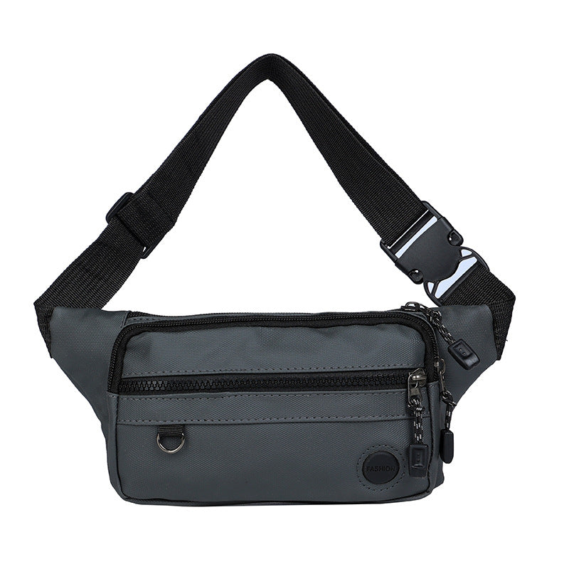 Breast bag men's ins trendy small satchel versatile Japanese trendy brand men's messenger bag casual fanny pack sports shoulder bag