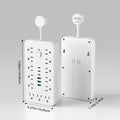 110v power strip extension cord with overload protection, usb charging outlet, us/canada/mexico standard, pd socket, taiwan version