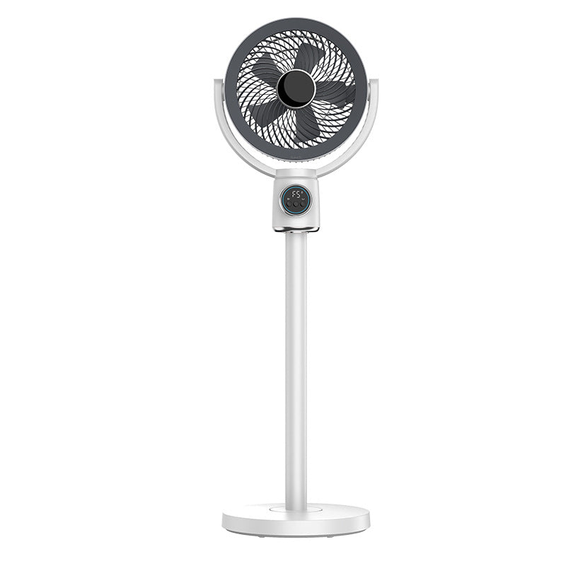 Remote control usb rechargeable air circulation fan convection voice electric fan shaking head floor fan for home dormitory portable