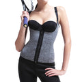 Sweat-inducing tummy control shaping tank top - workout sweat top - neoprene body shaper - corset top - fishbone top