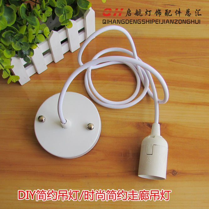 DIY simple chandelier, white simple restaurant corridor chandelier lighting accessories, simple chandelier lighting chandelier