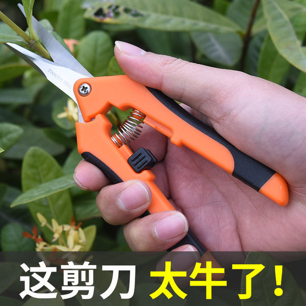 Garden scissors, fruit picking scissors, fruit picking scissors, handmade small flower branches, fruit picking, labor-saving pruning shears