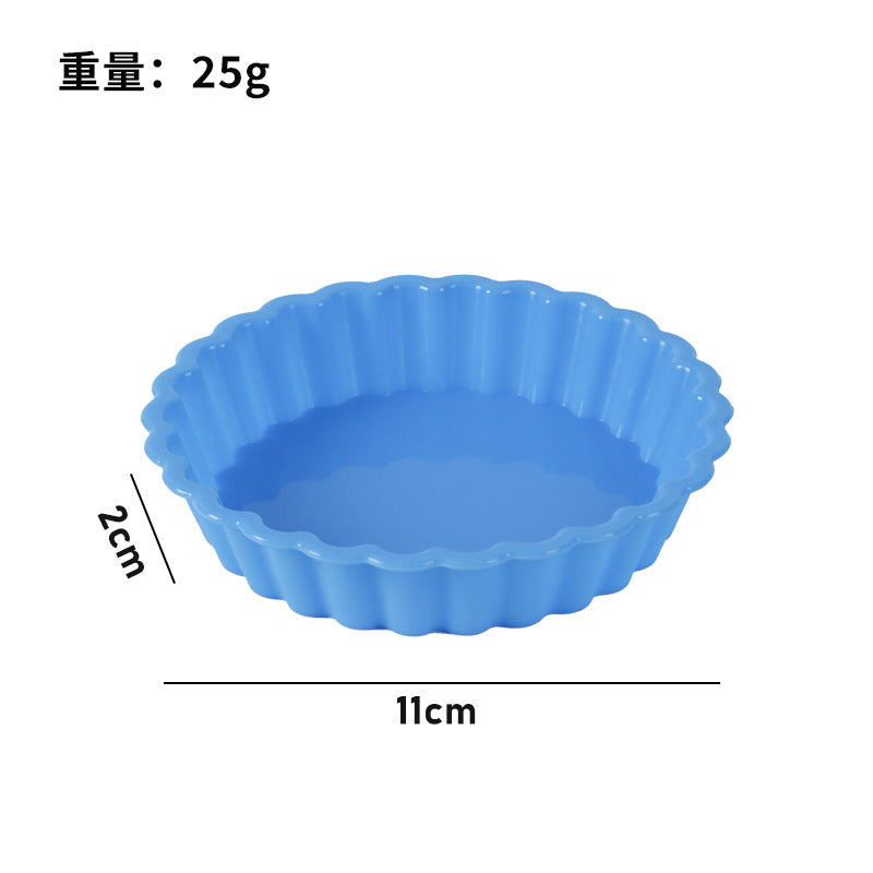 diy pudding cake mold silicone cake mold high temperature resistant round silicone cake mold baking tool