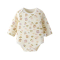 Baby romper spring autumn triangle long sleeve  unisex baby bodysuit girl's snap crotch cotton 0-1 year