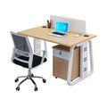Saint li office desk and chair set - modern minimalist design for financial professionals, ideal for office workstations, cubicles, and private workspaces