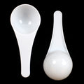 Individually wrapped 30ml plastic measuring spoons - round bottom, suitable for fertilizer, agricultural use, laundry detergent. non-edible, holds 30g