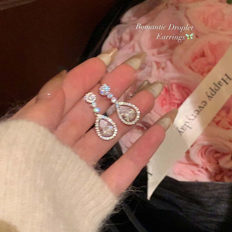Ins style pearl earrings for women 925 silver needle niche design butterfly earrings accessible luxury high-end earrings earrings earrings