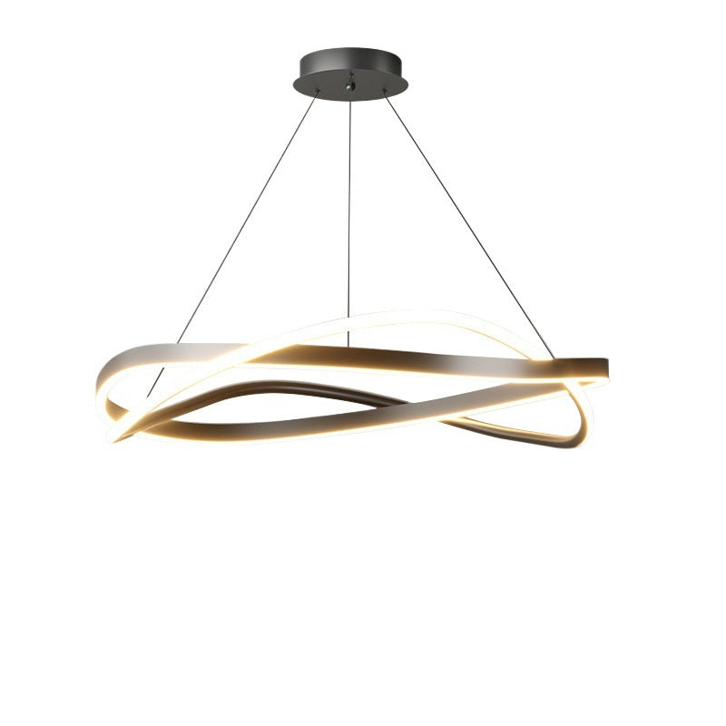 Living room lamp chandelier modern simple atmosphere LED whole house combination package room dining room lamp Zhongshan lamp lighting