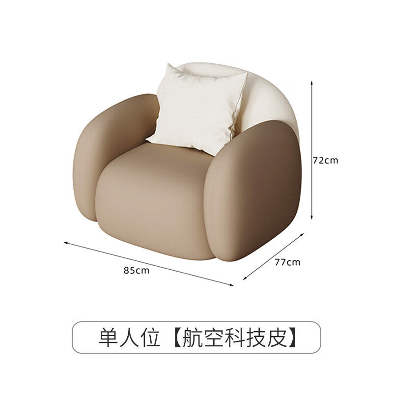 Saint-li office casual reception sofa - small apartment minimalist modern fabric irregular sofa