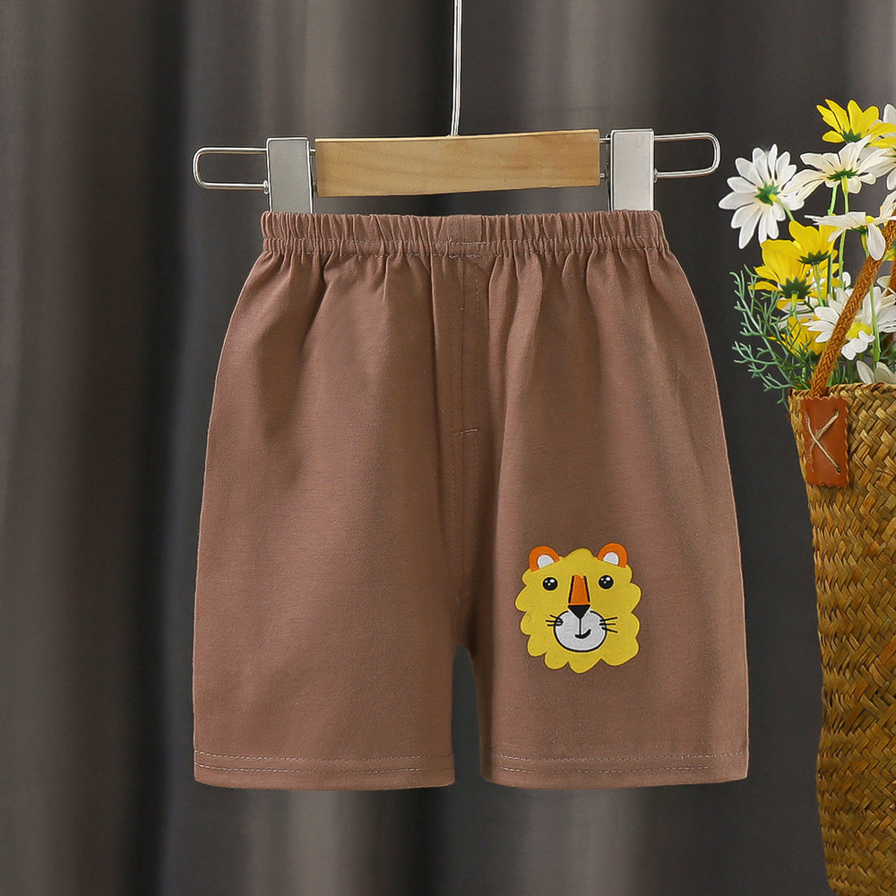 Summer kids' pure cotton shorts, baby pants, boys' and girls' all-cotton casual pants, toddler and child's undershirts - dropshipping available