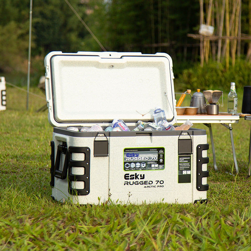 Insulated cooler ice chest cloud lime 70l travel car ice bucket fishing large portable ice bucket box wholesale