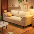 Sofa living room small apartment rental apartment bedroom double three-person clothing store reception rest area fabric sofa