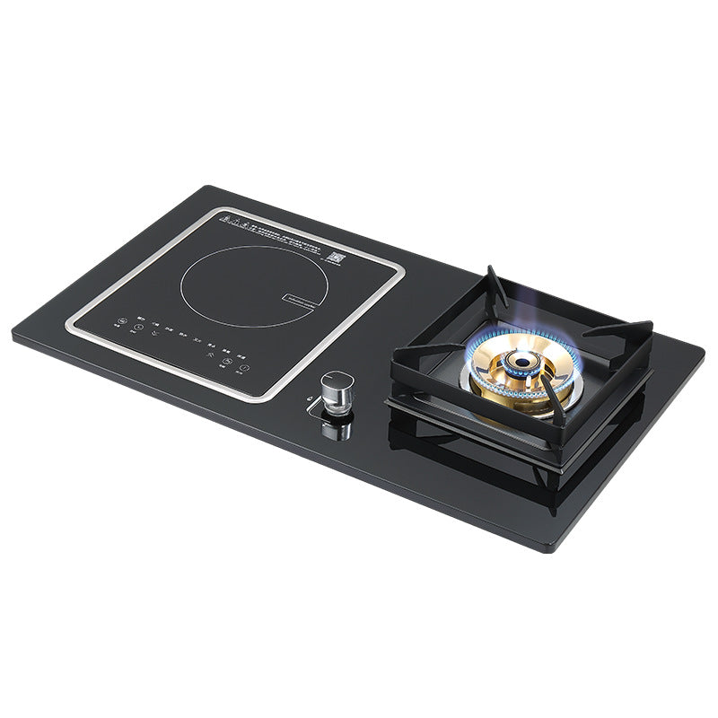 German quality gas stove, gas and electricity, one gas and one electricity, gas stove, for home natural gas, fierce fire stove, 3d slow fire