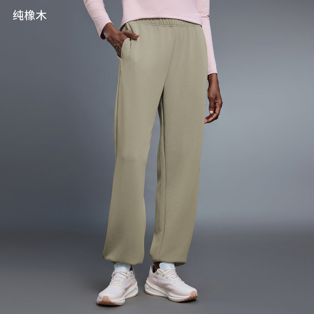 Women's casual sports pants - moisture-wicking, breathable, fitness running trousers - versatile, commute-friendly, loose fit, slimming, jogger style - d25094