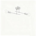exclusive nordic light luxury double-head ceiling lamp multi-color geometric living room bedroom no main lamp export supply lamp