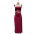 Aliexpress  spring new arrivals: european and american style sexy lace patchwork hollow-out see-through camisole dress
