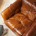 Medieval style solid wood single chair sofa balcony lazy lounge chair american casual chair oil wax cigar bar chair b&b chair chair
