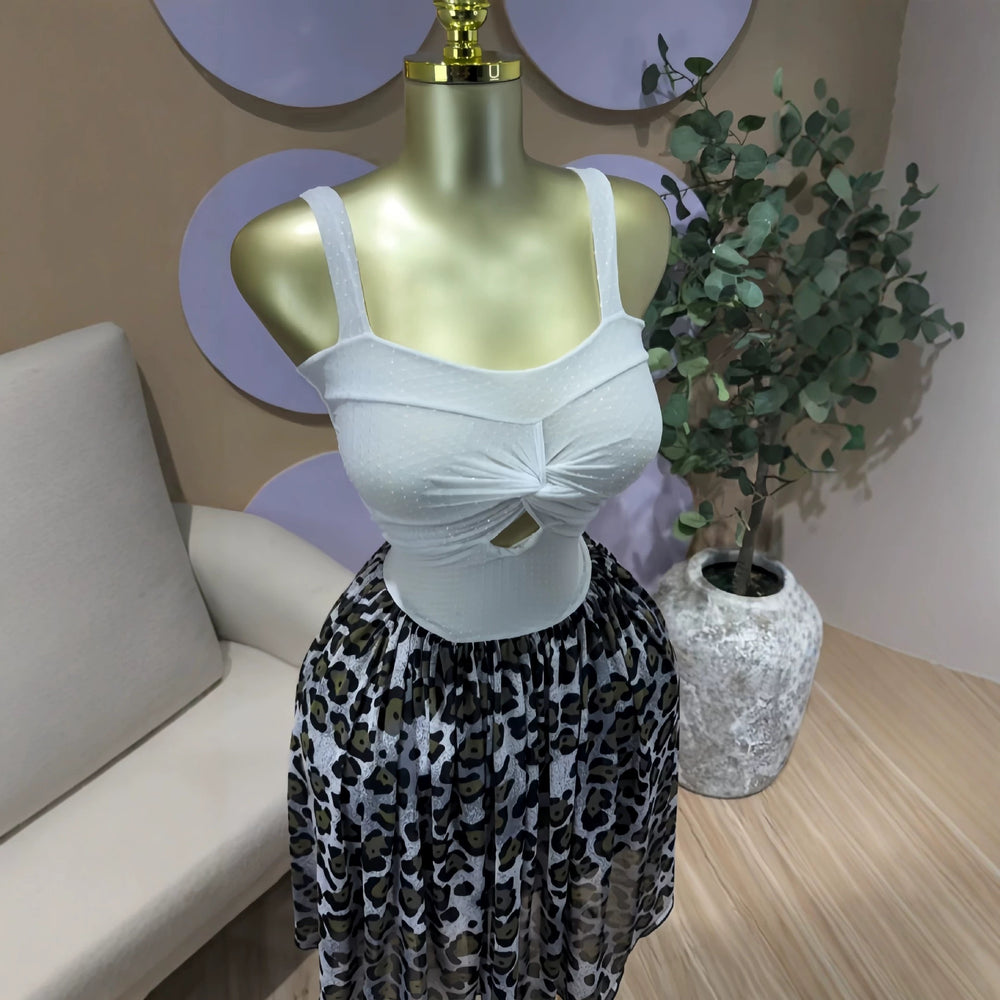European and american cross-border women's fashion:  early summer new sleeveless backless twist cutout cinched waist ruched mini dress