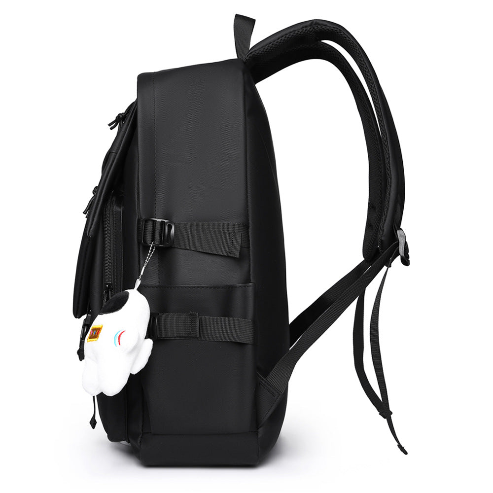 Cross-border new large-capacity laptop bag, multi-functional lightweight travel backpack, trendy simple backpack