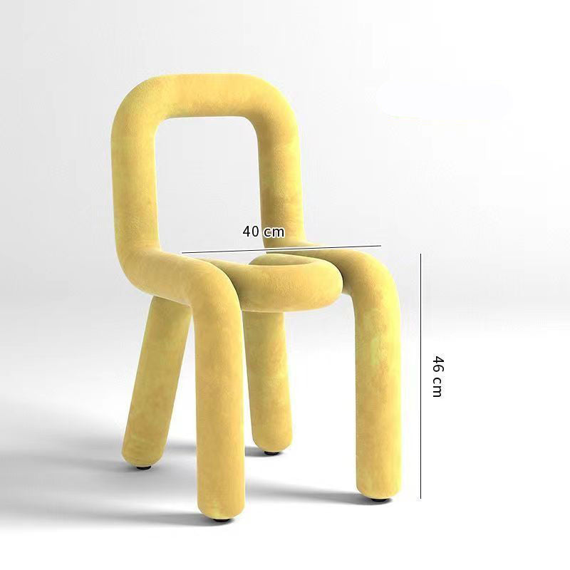 Bedroom chair scandinavianins designer simple creative popular makeup stool casualstylish special-shaped dining chair