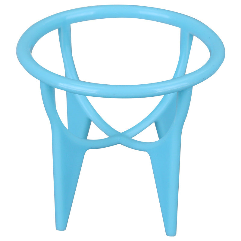 Beauty egg holder plastic shelf gourd puff four-corner drying rack blue makeup egg storage box