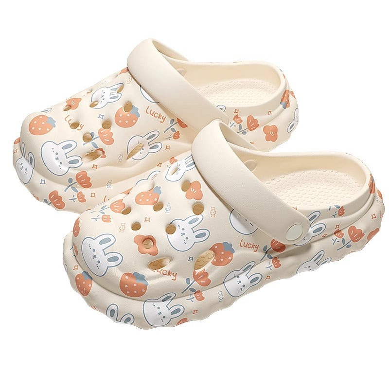 2025 women's summer slippers: super comfortable, cute, casual, versatile, indoor/outdoor, non-slip, clogs, thick sole