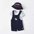 Luoding children's wear short-sleeve baby overalls newborn set boys' clothes dinosaur toddler two-piece infant clothing
