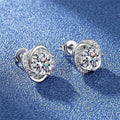 Lucky clover stud earrings - chic & trendy