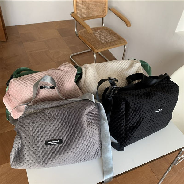 Bags Women's Shoulder Crossbody Large Capacity Fitness Bag Lightweight Pillow Bag Tote Bag Versatile Leisure Travel Toast Bag