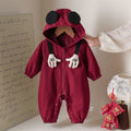Spring & fall super cute jumpsuit for going out baby jacket autumn clothes baby hooded romper cute going out clothes trendy