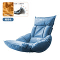 Japanese-style tech fabric lazy sofa - japanese-inspired reclining lounger for balcony, bay window, foldable, casual reading