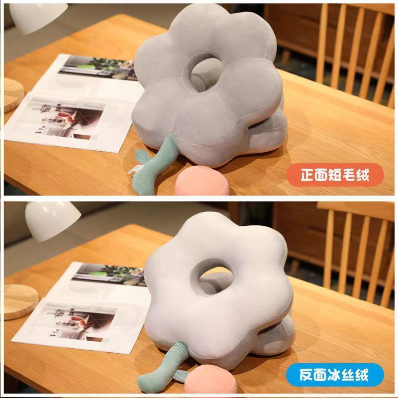 Nap pillow office nap primary school student nap pillow classroom desk nap pillow sleeping pillow cushion flower