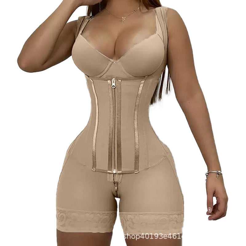 Best selling one-piece shapewear for women, strong waist, tummy control, hip lift, body shaping, tight-fitting, seamless elastic corset