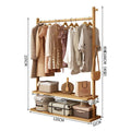 Coat rack floor-standing clothes rack for home clothes drying rack simple bedroom clothes storage rack room living room indoor