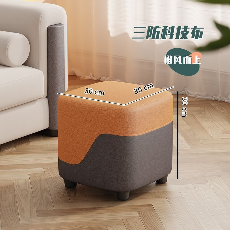 Small bench for home living room small stool casual sofa stool entrance shoe changing stool cloakroom low stool soft bag small square stool