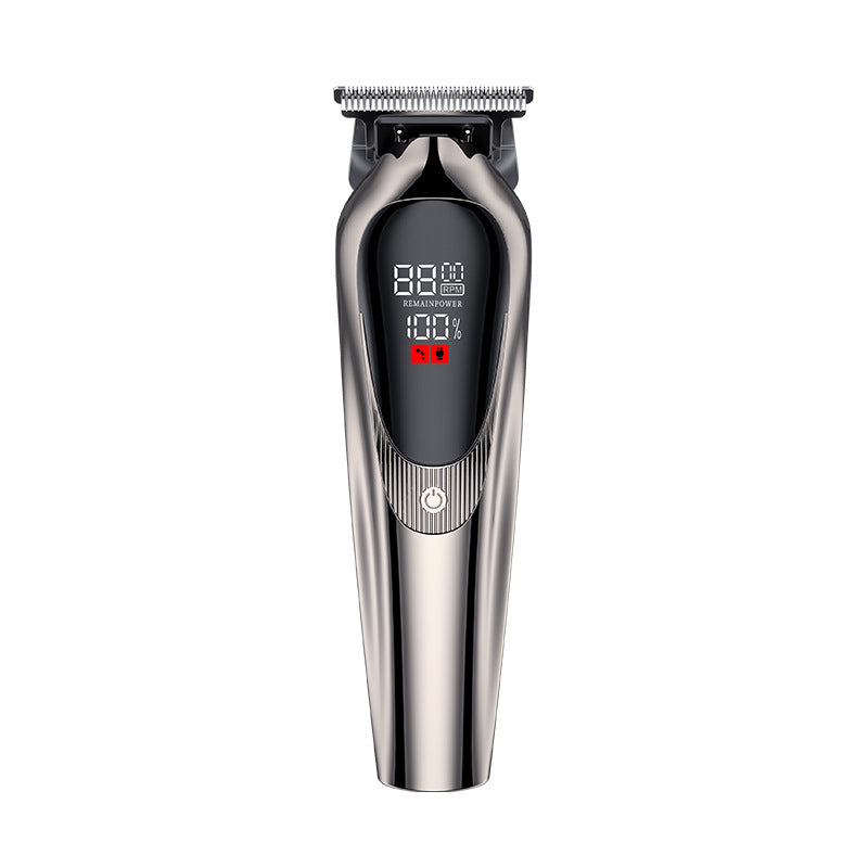 Customized cross-border new hairdressing shop electric bald head shaving hair clipper rechargeable bald head push