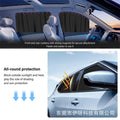 Wholesale front and rear partition curtains for cars - interior car accessories - middle car seat privacy anti-peeping curtain - sunshade