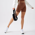 New women's high-waisted, tummy-control, butt-lifting capri leggings - seamless, no camel toe, eco-friendly recycled yoga pants