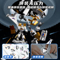 Kids' space rocket building blocks toy - educational puzzle assembly transforming robot 5-in-1 - perfect birthday gift for boys