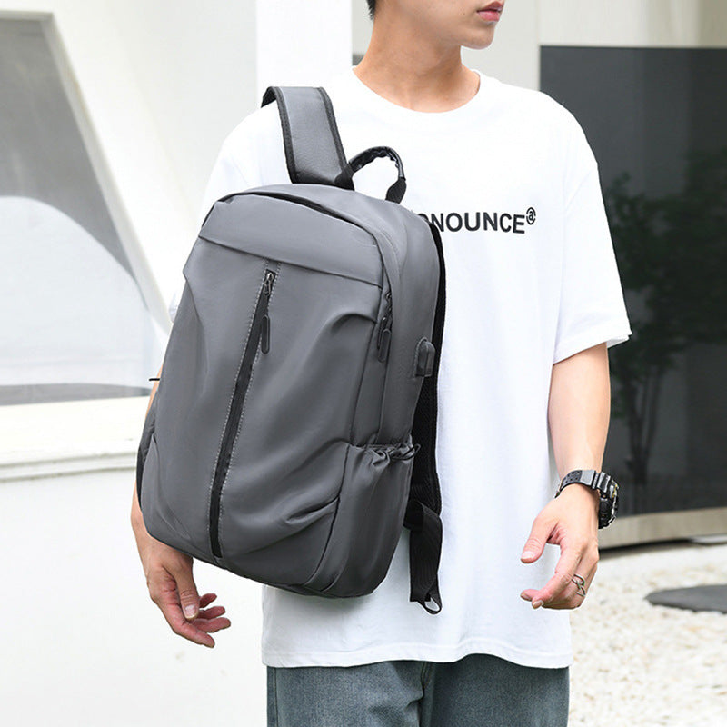 New simple and fashionable backpack men's large-capacity student bag outdoor leisure travel bag business commuter computer bag