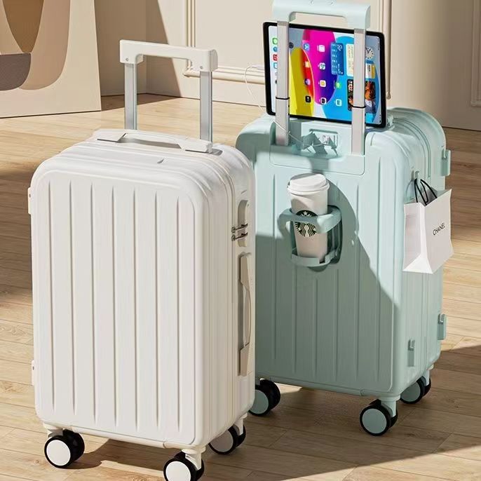 Multifunctional suitcase trolley case Korean version universal wheel mother case girls high value password zipper case men boarding