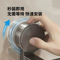 Suction cup towel rack bathroom punch-free wall-mounted storage rack bathroom towel single pole bathroom storage rack