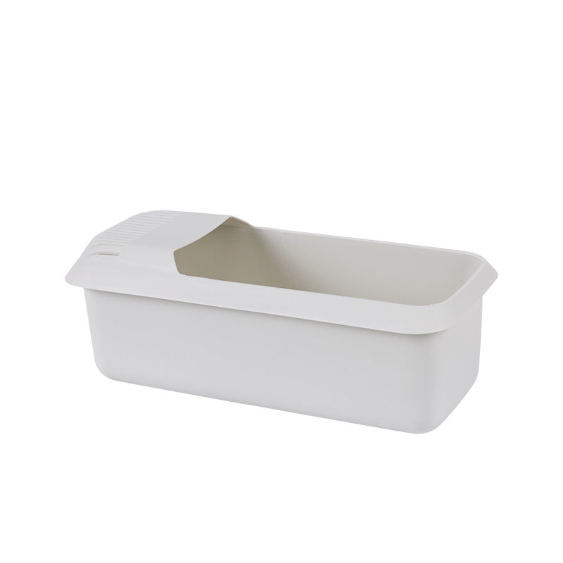 Kitchen pasta box storage box creative drain storage basket plastic pasta box washing and cooking dual-purpose box wholesale