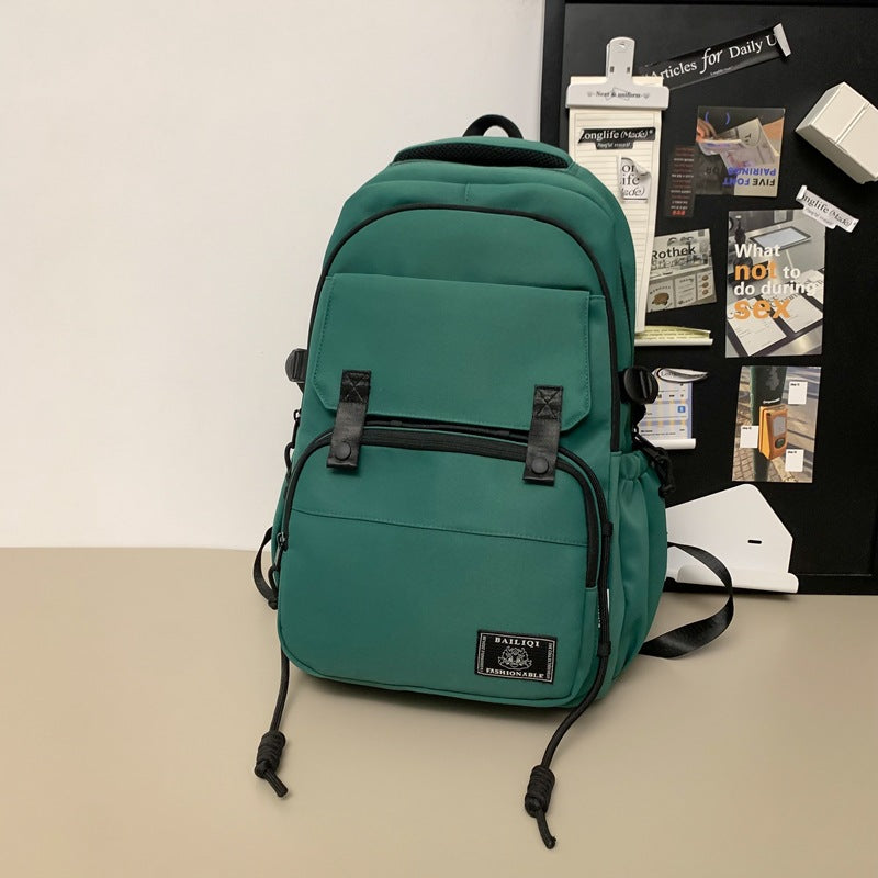 New backpack for college and high school students - large capacity, wear-resistant, dirt-resistant, outdoor backpack - wholesale, minimalist style